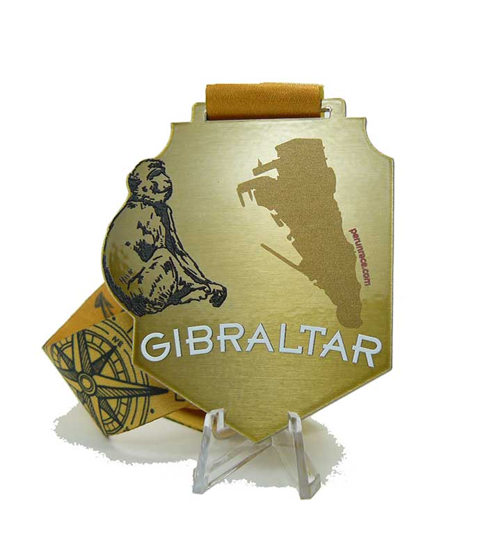 gibraltar virtual run medal